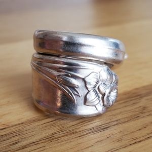 Handmade Vintage Silverware Ring